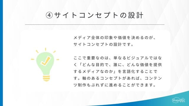 ④サイトコンセプトの設計_インフォグラッフィック